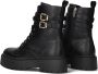 TWINSET MILANO Veterboots Dames 242tcp062 Maat: 39 Materiaal: Leer Kleur: Zwart - Thumbnail 4