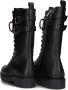 TWINSET MILANO Veterboots Dames 242tcp084 Maat: 39 Materiaal: Leer Kleur: Zwart - Thumbnail 3