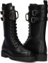 TWINSET MILANO Veterboots Dames 242tcp084 Maat: 36 Materiaal: Leer Kleur: Zwart - Thumbnail 5