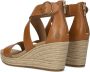 Ugg Hylda Sandales voor Dames in Tan Leather | Leder - Thumbnail 3