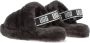 Ugg Fluff Yeah Slide Open Teen voor Kinderen in Charcoal | Shearling - Thumbnail 6