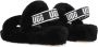 Ugg Oh Yeah Slide Dames Slippers en Sandalen Black Leer Foot Locker - Thumbnail 9