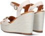 Unisa Melao Sandalen Met Sleehak Dames Beige - Thumbnail 3