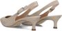 UNISA Slingbacks Dames Ibon Maat: 39 Materiaal: Suède Kleur: Beige - Thumbnail 4