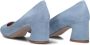 Unisa Lesat Pumps High Heels Schoenen Hoge Hak Dames Blauw - Thumbnail 5