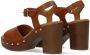 Unisa Dames Sandalen Taco Cognac - Thumbnail 5