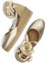 Unisa Chaplin Espadrilles Zomer Schoenen Dames Goud - Thumbnail 7