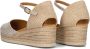 UNISA Espadrilles Dames Cisca Maat: 35 Materiaal: Leer Kleur: Goud - Thumbnail 4