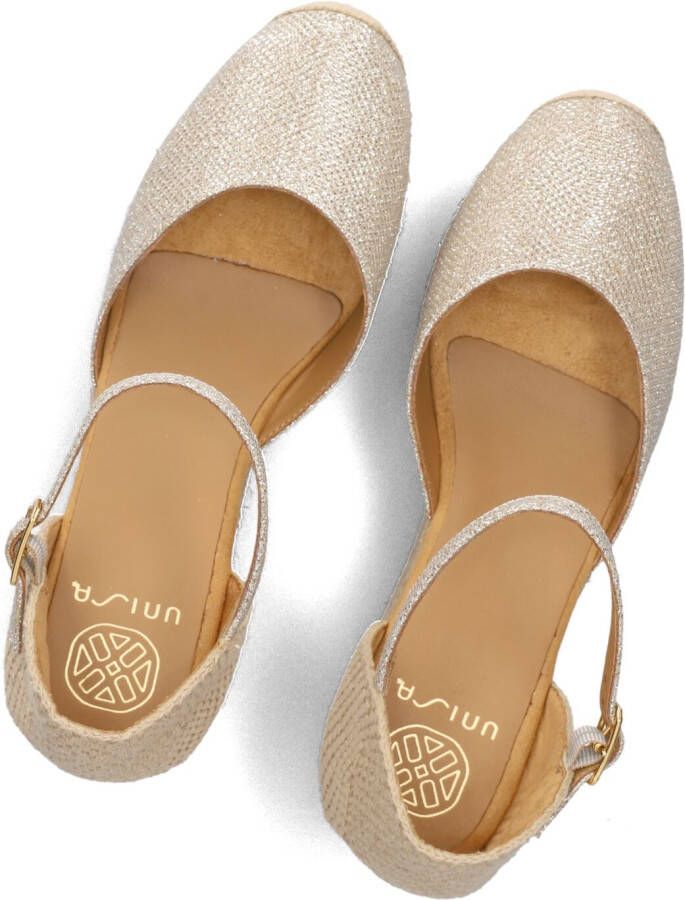 UNISA Gouden Espadrilles Cisca