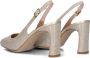 UNISA Slingbacks Dames Winna Maat: 38 5 Materiaal: Textiel Kleur: Goud - Thumbnail 4