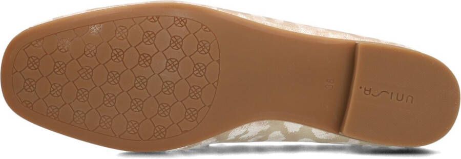 UNISA Gouden Loafers Baxter Print