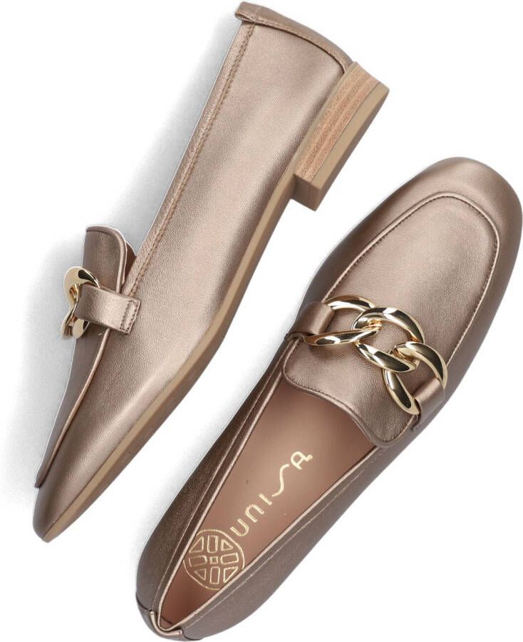 UNISA Gouden Loafers Buyo