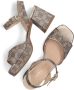 UNISA Sandalen Dames Ney_24 Maat: 40 Materiaal: Leatherlook Kleur: Goud - Thumbnail 7