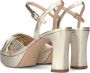 Unisa Onoa sandalette van leer met metallic finish - Thumbnail 8