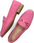 Unisa Roze Suède Loafers met Metalen Detail Pink Dames - Thumbnail 5