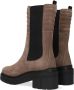 UNISA Chelsea Boots Dames Jina Maat: 38 Materiaal: Suède Kleur: Taupe - Thumbnail 5