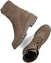 Bruin Tinten Jefis Veterboots Laarzen Met Veters Dames Taupe - Thumbnail 5