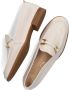 Unisa Witte Leren Loafers met Gouden Horsebit Detail White Dames - Thumbnail 6