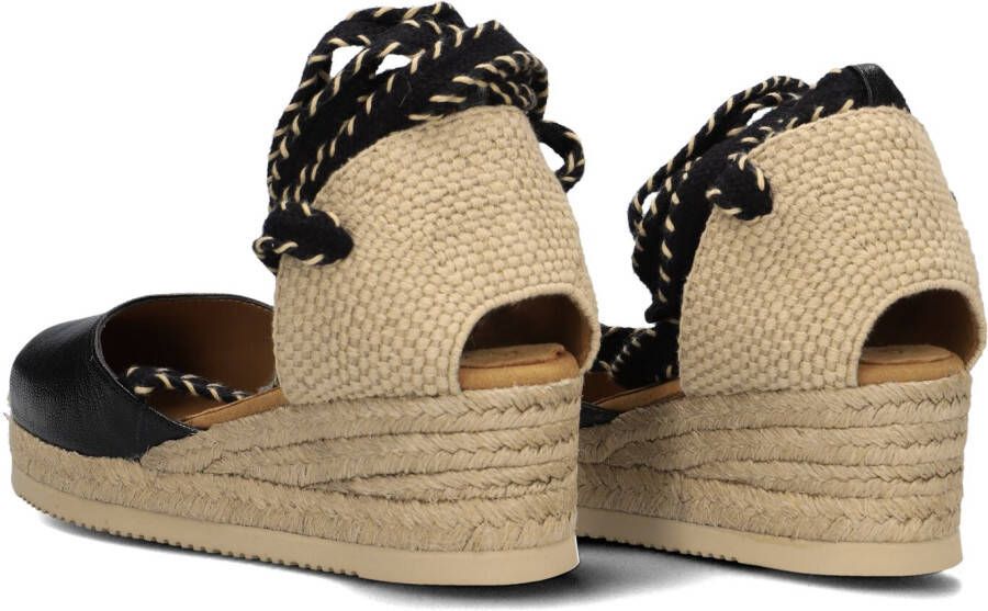 UNISA Zwarte Espadrilles Chaplin