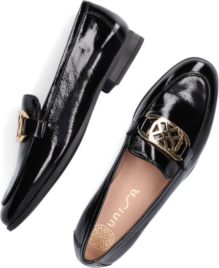 UNISA Zwarte Loafers Dapi