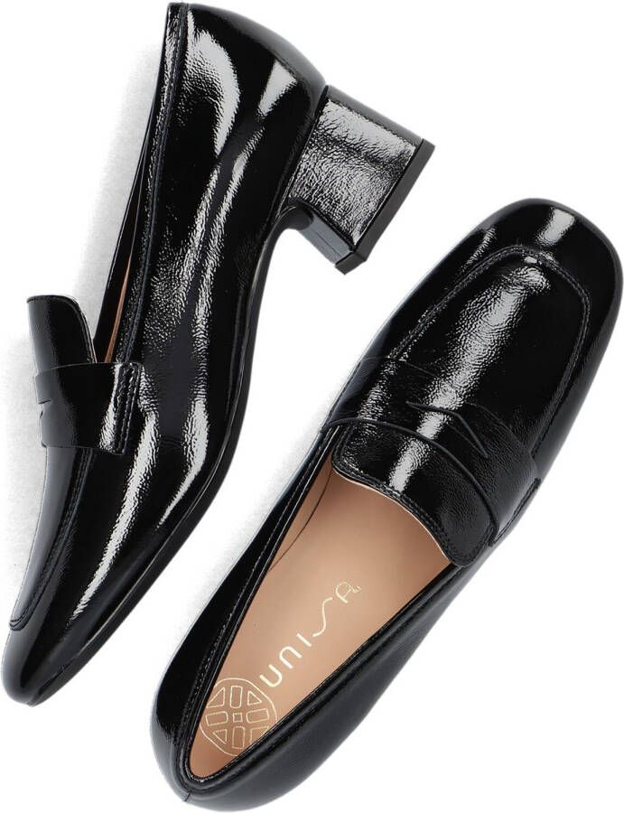 UNISA Zwarte Loafers Lupino