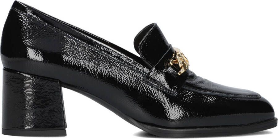 UNISA Zwarte Loafers Megan