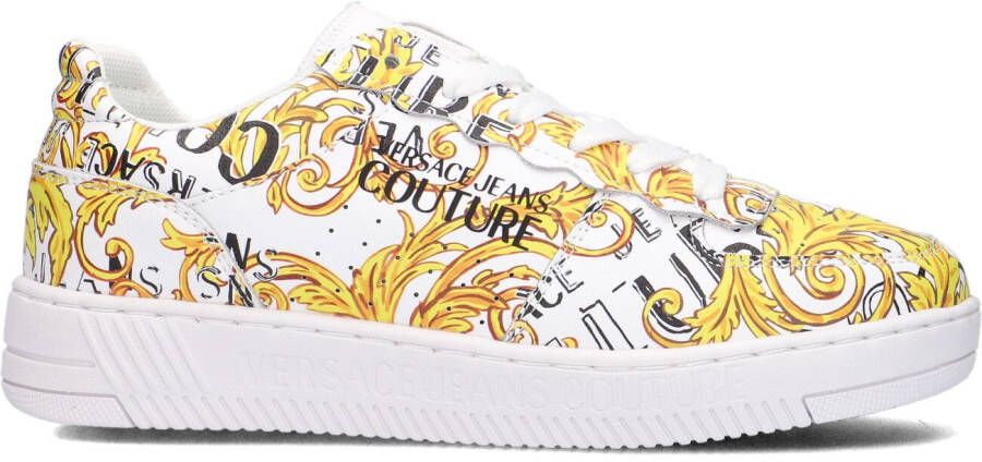 Versace Jeans Witte Lage Sneakers Fondo Meyssa