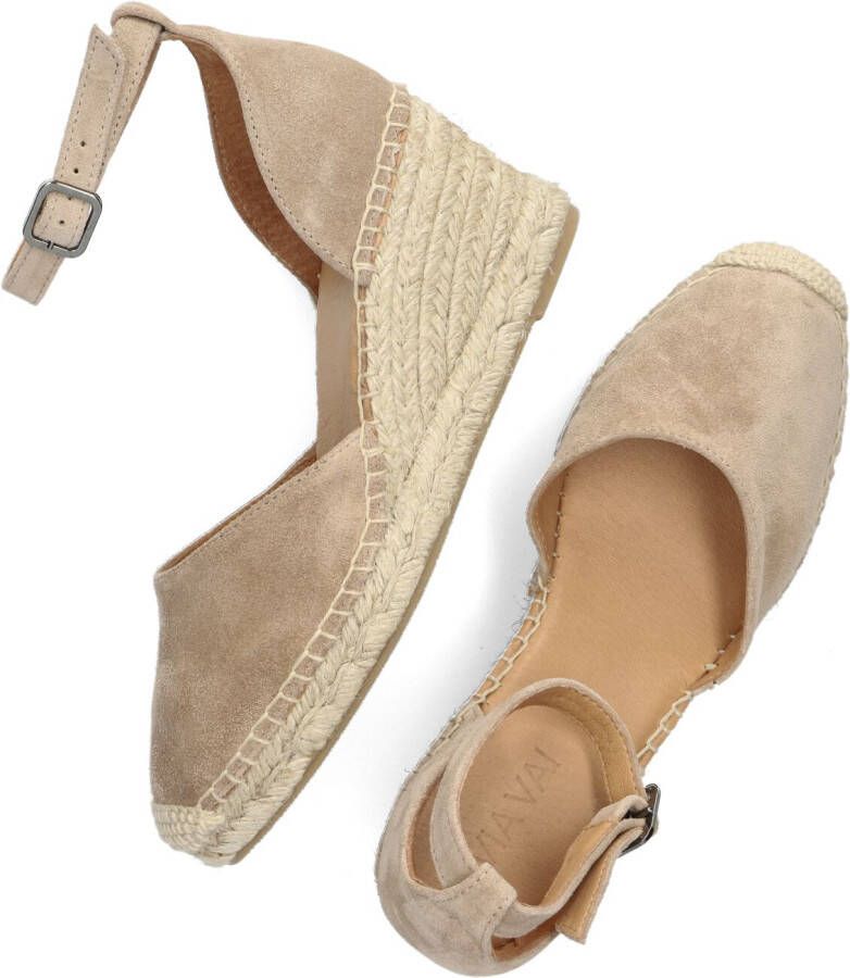 VIA VAI Beige Espadrilles Flora Braid