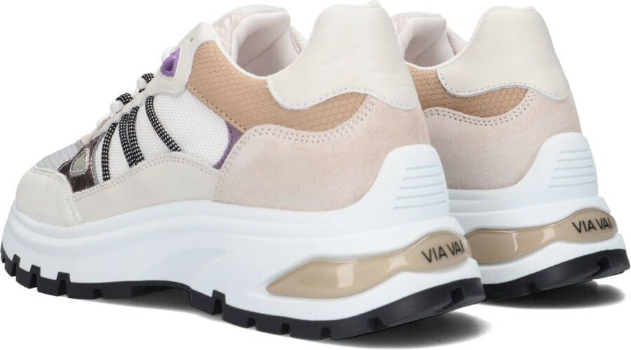 VIA VAI Beige Lage Sneakers Liz