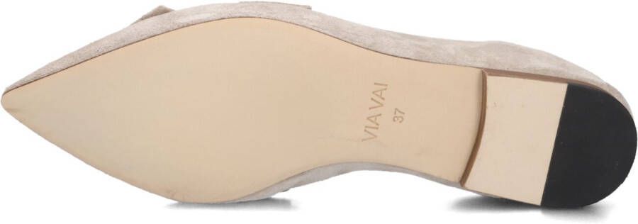 VIA VAI Beige Loafers Lola Oakley