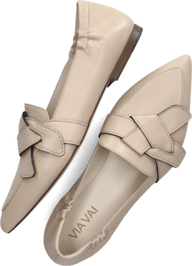 VIA VAI Beige Loafers Lola Rayna