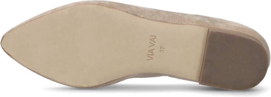 VIA VAI Beige Loafers Naomi Sting