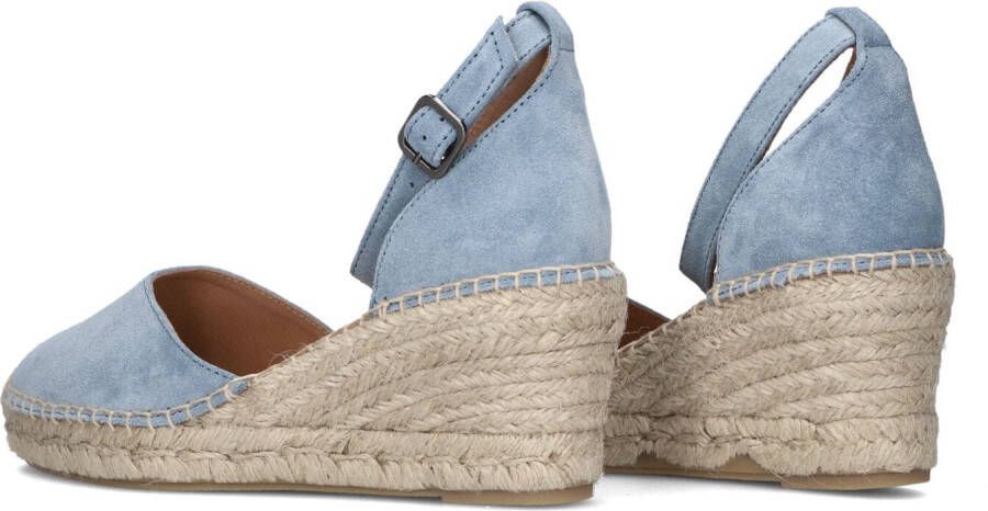 VIA VAI Blauwe Espadrilles Flora Braid