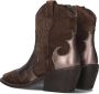 VIA VAI Eveline Riley Enkellaarsjes Enkelboots met rits Dames Bruin - Thumbnail 4