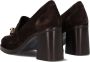 VIA VAI Pumps Stiletto Dames Damesschoenen Suède hoogte 8 cm 59070 Avery Bruin - Thumbnail 4