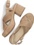 VIA VAI Elia Paisley | suède sandalen Beige Suede Sandalen met hak Dames - Thumbnail 9