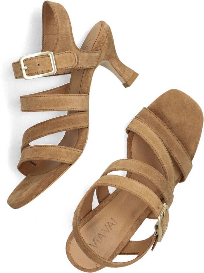 VIA VAI Cognac Sandalen Lara