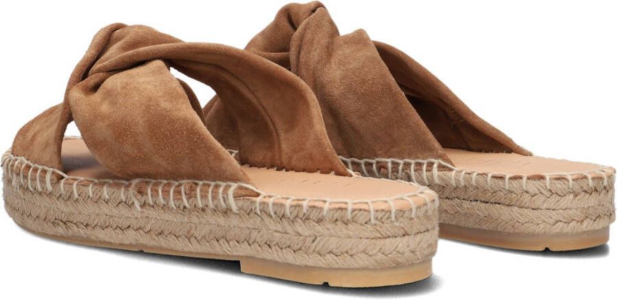 VIA VAI Cognac Slippers Mondi Luz