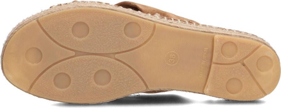 VIA VAI Cognac Slippers Mondi Luz