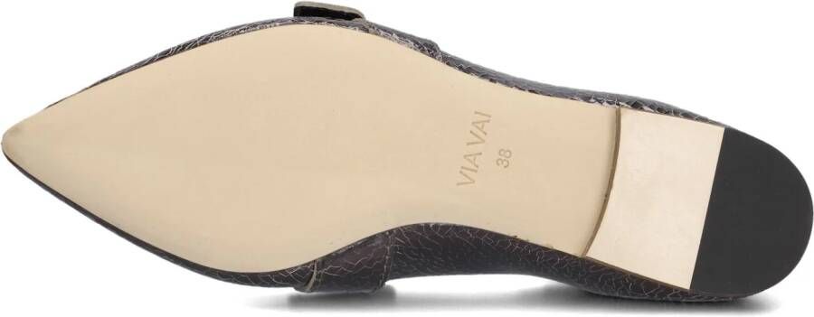 VIA VAI Zwarte Loafers Lola Rayne