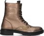 Vingino Julia leren veterboots brons - Thumbnail 4