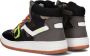 Vingino Rens Mid Velcro Hoge sneakers Leren Sneaker Jongens Kids Groen - Thumbnail 3