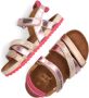 Vingino Vienna leren sandalen met panterprint roze roségoud - Thumbnail 11