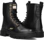 Vingino Sienna Veterboots Meisjes Zwart - Thumbnail 9