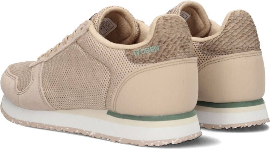 Woden Beige Lage Sneakers Ydun Icon