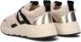 Wysh Carocel Lage sneakers Leren Sneaker Meisjes Beige - Thumbnail 3