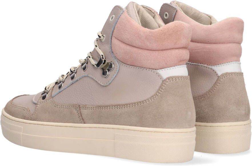 Wysh Taupe Hoge Sneaker Nikkie