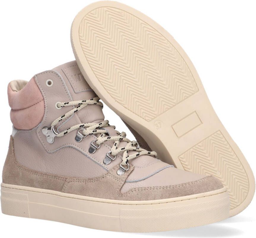 Wysh Taupe Hoge Sneaker Nikkie