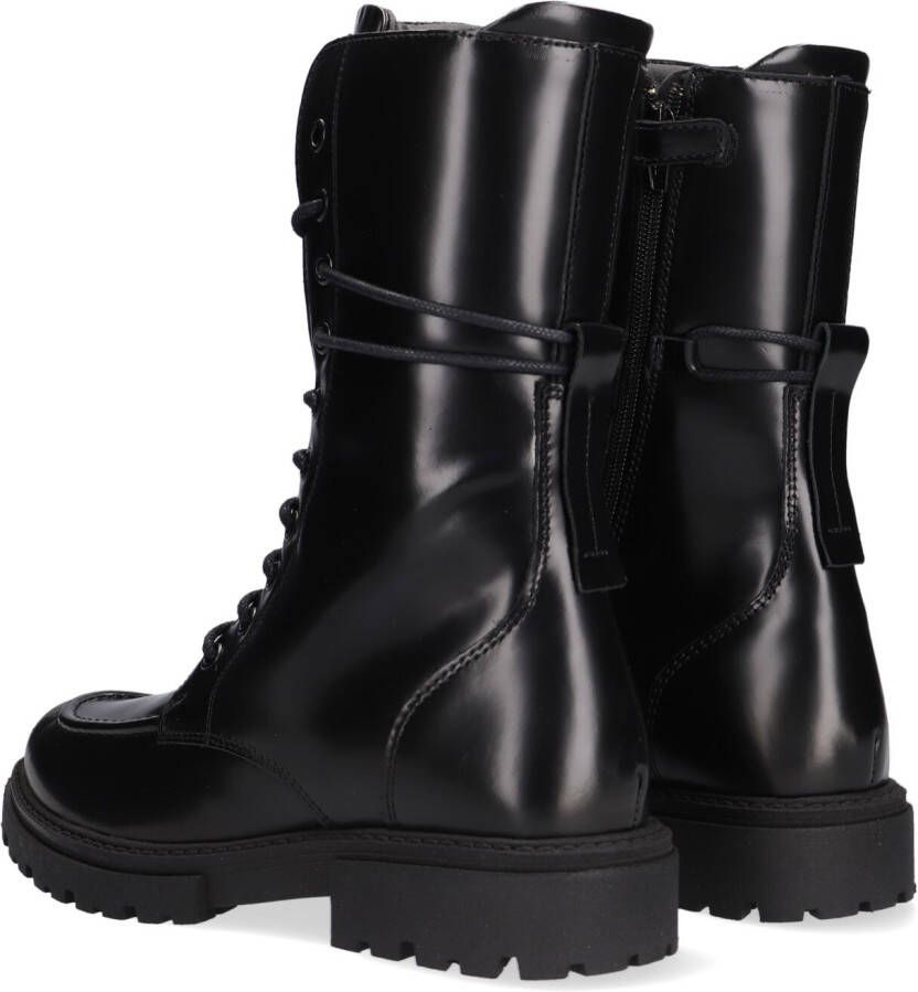 Wysh Zwarte Veterboots Dixie