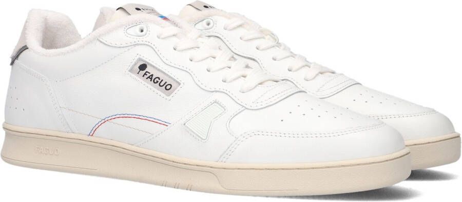 Faguo Witte Lage Sneakers Commute 1 Baskets